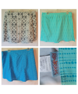 Rip wrap skirt lot 3 pc Size medium blue green brown - €30,01 EUR