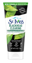 St. Ives Blackhead Clearing Green Tea and Bamboo Scrub 6 oz - £7.00 GBP
