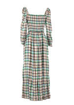 NWT Anthropologie Maeve Cerie in Plaid Smocked Midi Dress S $148 - £55.92 GBP