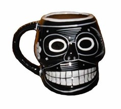 Day of the Dead DOD Sugar Skull Hand Painted Figural Handled Coffee Mug ... - £14.32 GBP