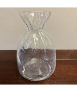 Vintage MCM Sea of Sweden Handmade Glasbruk Glass Sack Vase Swedish - £10.24 GBP