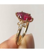 Red garnet engagement ring, engagement ring, January birthstone, garnet ... - $99.99