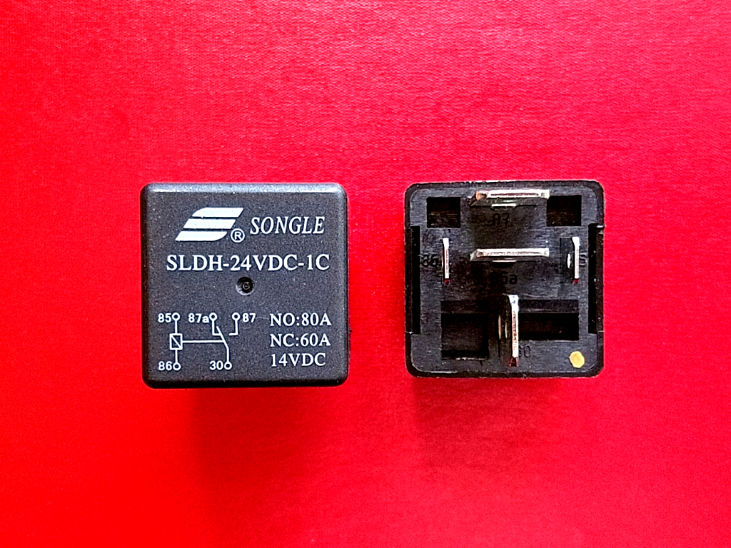 SLDH-24VDC-1C, 24VDC Relay, SONGLE Brand New!!