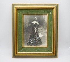 Antique Amelita Galli-Curci Opera Soprano Signed B&amp;W Photograph Framed - $371.24