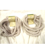 2 Floral Garden Nautical Rope Off White Color 11 feet Each   New - €5,07 EUR