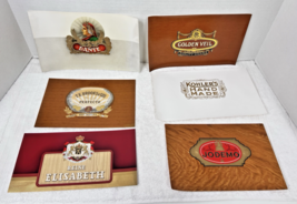 Lot 6 Antique Cigar Box Tobacco Labels Dante Kohler Golden Veil Reine El... - $14.36