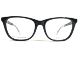 Tommy Hilfiger Brille Rahmen TH 1234 Y6C Schwarz Klar Quadratisch 52-17-140 - £44.03 GBP