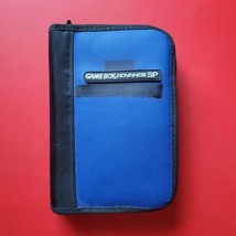 Official Game Boy Advance SP Carry Travel System Case Black Blue - £18.24 GBP