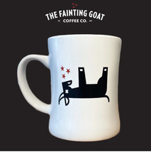 Fainting Goat Coffee Co. Coffee Mug Spring Hill, TN Ceramic Funny Cup  G... - £12.11 GBP