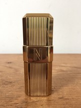 EMPTY Vintage 1970s Norell .2 Fl Oz Spray Perfume Gold Toned Metal Trave... - $16.99