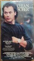 Clean And Sober (VHS 1989 Warner Brothers) Michael Keaton~Morgan Freeman - £3.15 GBP