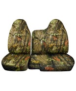 Fits 1998-2003 Ford Ranger 60/40 Bench seat covers Camo Green tree - $1,837.34 MXN