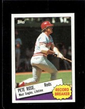 1985 Topps #6 Pete Rose Nm Reds Rb - £4.21 GBP