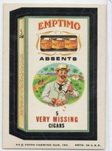 Emptimo Absents Very Missing 1974 Wacky Packages Series 7 Spoof of Optim... - $11.99