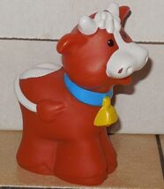 Fisher Price Current Little People Cow FPLP Animal Pet Zoo - $4.04