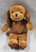 Vintage 2004 Princess Soft Toys Stuffed Plush Brown Puppy Dog 9&quot; - £55.38 GBP