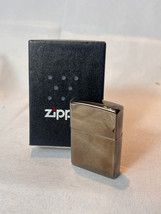 2005 Zippo Lighter Black Chrome Bradford PA USA In Box - $29.65