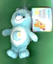 BLUE BED TIME CARE BEAR WITH MOON &amp; STAR - £7.81 GBP