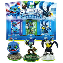 Skylanders Spyro&#39;s Adventure 3 Pack Set Wrecking Ball, Stealth Elf &amp; Sonic Boom - £59.94 GBP