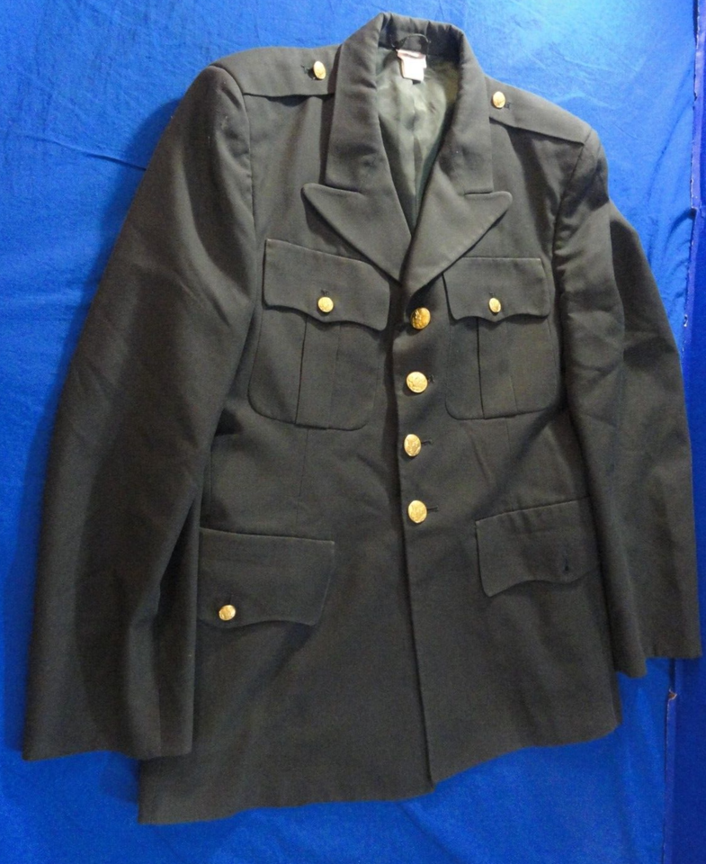 DSCP US ARMY CLASS A DRESS GREEN SERGE AG-489 COAT JACKET UNIFORM 39S - $43.98