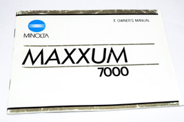 ORIGINAL MINOLTA MAXXUM 7000 35MM FILM CAMERA OPERATING MANUAL INSTRUCTI... - £11.78 GBP