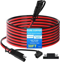 SAE Extension Cable 10 AWG 30FT SAE to SAE Quick Disconnect Wire Harness SAE Con - £98.67 GBP