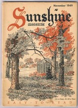 Vintage Sunshine Magazine November 1949 Feel Good Easy To Read - £3.09 GBP