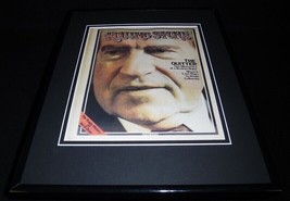 Richard Nixon 1974 Rolling Stone Framed Cover Poster Display 11x14 Offic... - $34.64