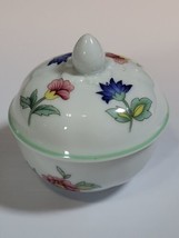 Vintage Heinrich Villeroy &amp; Boch Indian Summer Round Lidded Trinket Box  - £19.95 GBP