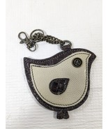 Chala Bird Key Chain fob Coin Purse Bird brown tan chickadee clip chick ... - $21.00