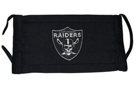 raiders sports face mask embroidered washable cubre bocas adult one size - $8.86