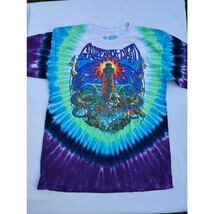 Grateful Dead Watch Tower Franklin TIE DYE T-Shirt Lighthouse XL Flatbus... - $34.97