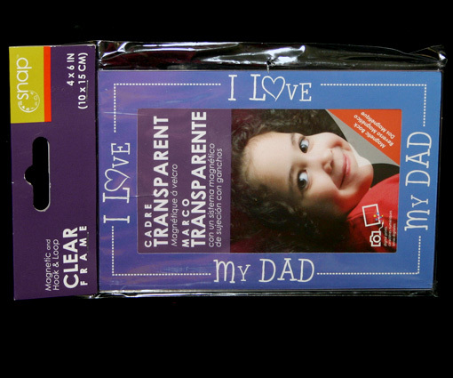 I Love My Dad 4x6 Magnetic Photo Frame  - $8.99