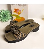 Dr Scholl&#39;s Size 8 Buckle Slide Sandals Twist 2 Animal Leopard Print 534... - $42.43 CAD