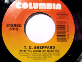 T.G. Sheppard-Strong Heart / What You Gonna Do About Her-45rpm-1986-EX - £2.38 GBP