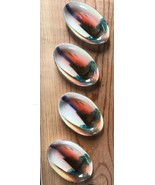 Noritake Lot of 4 Salt Cellar 2 1/2&quot; x 1 1/2&quot; Dishes Oval Beach? Lake La... - $40.18 CAD