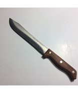NICE VINTAGE MIGHTY OAK FULL TANG 3 RIVET 8&quot; BUTCHER KNIFE BY IMPERIAL - $390.21 MXN