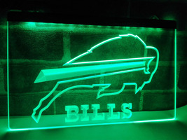 New Buffalo Bills LED Neon Light Sign Hang Signs Wall Decoration Room, Man Cave - £20.39 GBP+