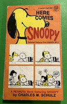 Charles M. Schulz Here Comes Snoopy Cartoons From Snoopy Paperback Book - £4.89 GBP