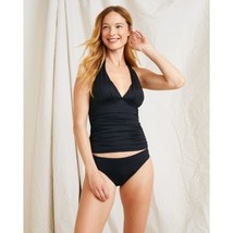 NWOT Womens Size 8 La Blanca Black Halter Neck Ruched Tankini Top - £25.76 GBP