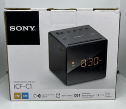Sony ICFC1 Am Fm Radio Alarm Clock Black - £20.23 GBP