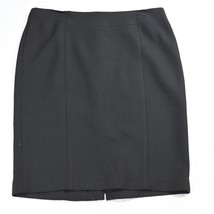 LOFT 14 Black Stretch Ponte-Like Zip Womens Pencil Skirt - £19.61 GBP