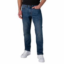 IZOD Men&#39;s Comfort Stretch Straight Leg Jean (Blue, 30W x 32L) - £23.73 GBP