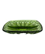 Vintage Indiana Glass Avacado Divided Nut Fruit Dish Candy 7&quot; MCM Retro ... - $18.69