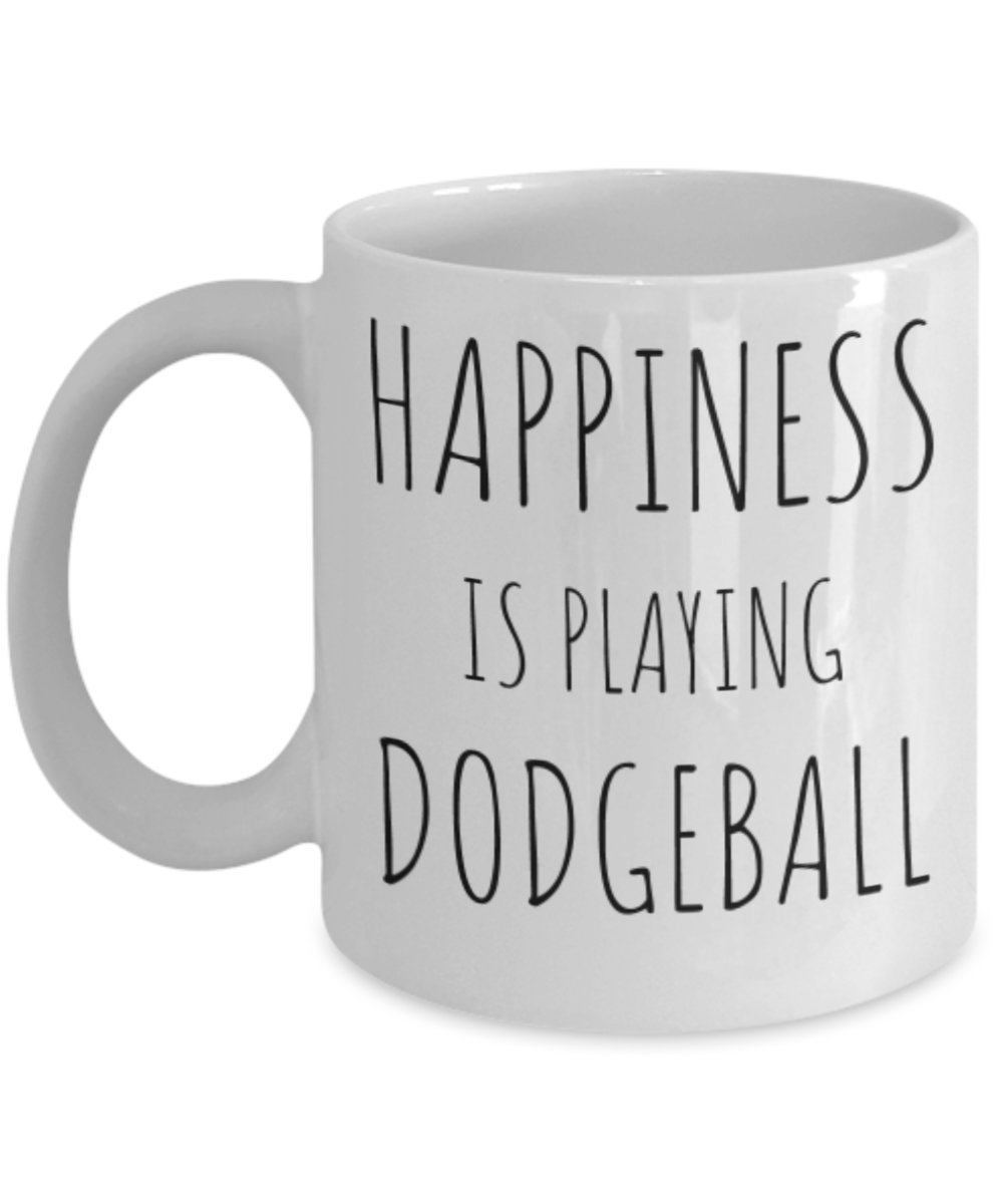 Funny Dodgeball Player Gift - Dodge-Ball Lover Coffee Mug - Gag Birthday Gifts f - £13.27 GBP