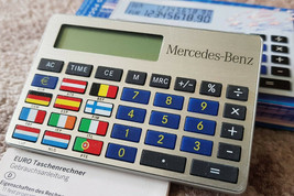 Vintage Euro Pocket Calculator - Daimler Mercedes Benz 1999 - Boxed w/ Papers - £36.32 GBP