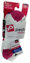 6Pairs Peds Ladies Women's NO SHOW Socks Lightweight COOL MAX LYCRA SEAM... - $14.84
