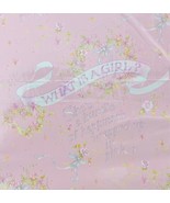 Vintage American Greetings Baby Girl Gift Wrap Paper Birthday Shower New... - £7.82 GBP