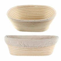 Oval Banneton-Dough Round Kitchen Supplies Handmade Rattan Basket Bread Proofing - £11.92 GBP+