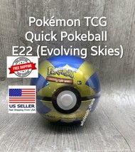 Pokemon Tcg Quick E22 Pokeball Tin / 3 Booster Packs &amp; Coin (Evolving Skies) - £19.55 GBP